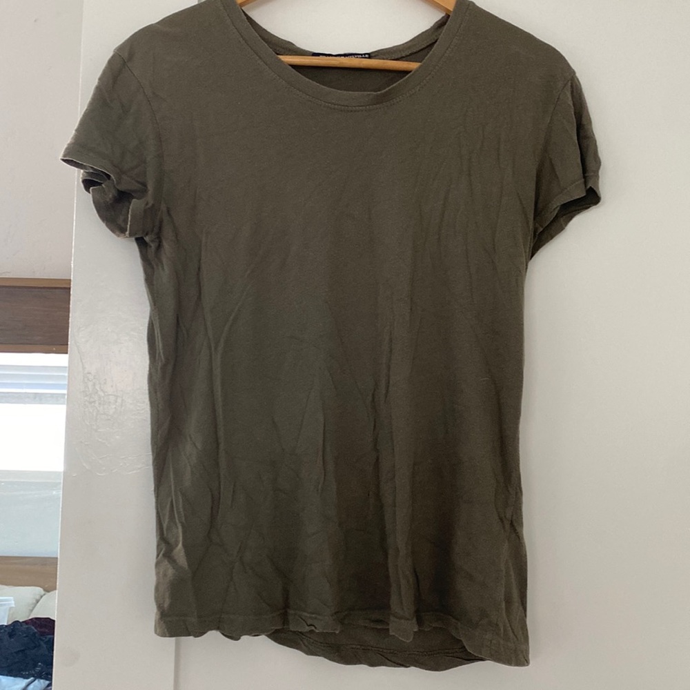 Brandy Melville green T shirt